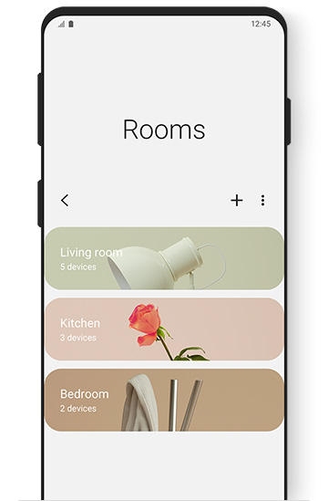 SmartThings App - Rooms